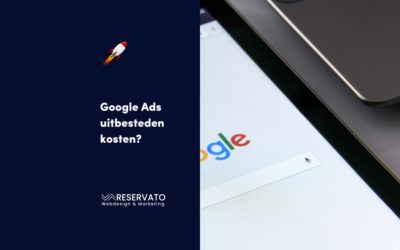 Google ads uitbesteden kosten