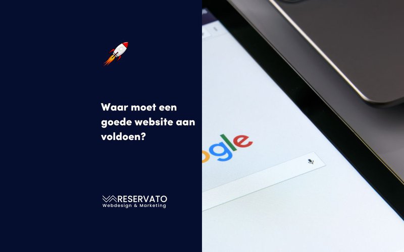 Waar moet een goede website aan voldoen