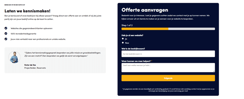 call to action website